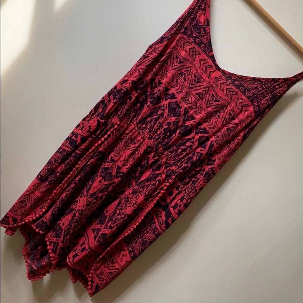 LA Hearts Pink and Black Romper